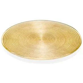 Vertigo Plato Cristal Oro